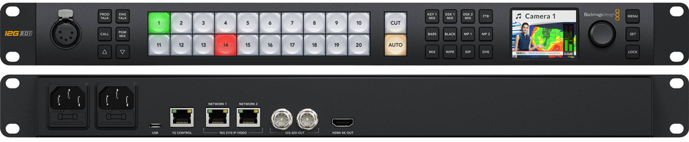 Monitoring Rack Visual Blackmagic ATEM Monitoring Rack Panel 20 SKU: SWPANELABRMP20