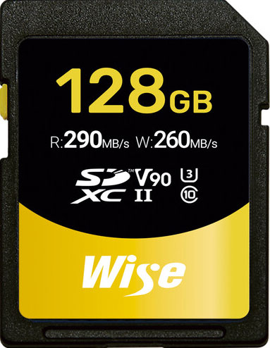 Wise SDXC UHS-II V90 128GB Wise SDXC UHS-II V90 128GB