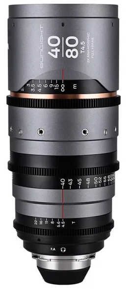 Laowa Sunlight 40-80mm T4.5 2x FF Anamorphic Zoom AMBER