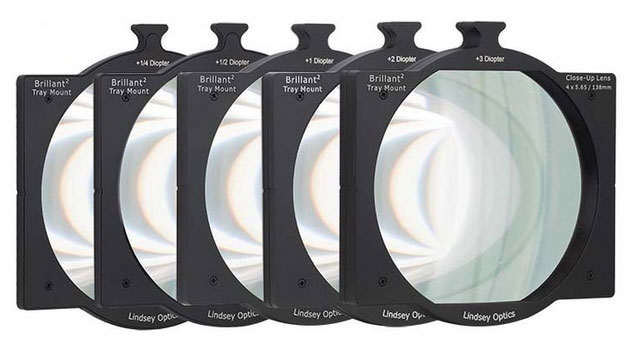 lindsey optics 4x5.65 Brilliant Tray Mount Diopter Set