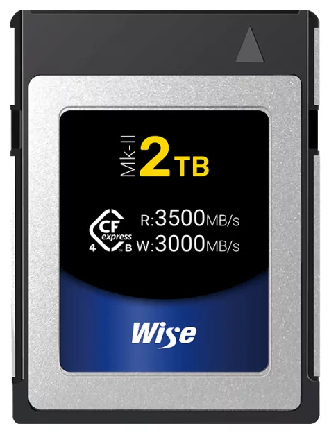 WISE CFexpress 4.0 Type B MkII Memory Card 2 TB