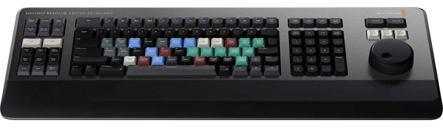 Blackmagic DaVinci Resolve Editor Keyboard