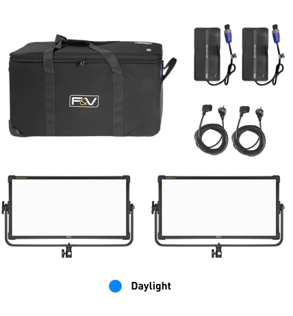 F&V Z800S Soft Bi-Color LED 2 Light Kit