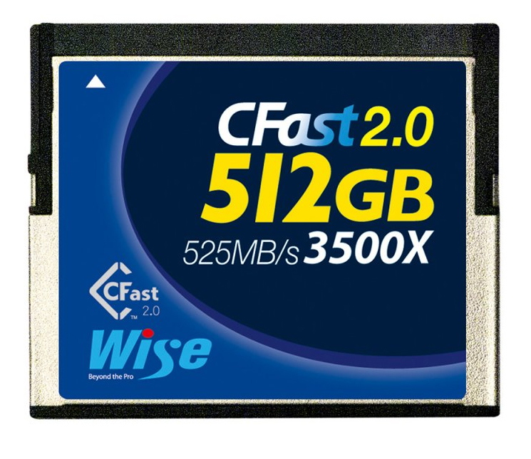 Wise CFast 2.0 Card 3500X 512GB