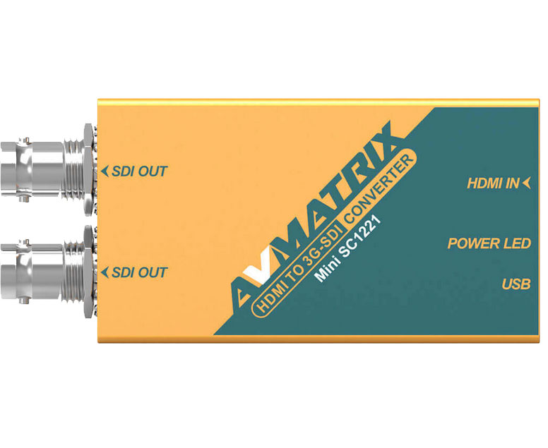 AVMATRIX Mini SC1221 HDMI - 3G/SDI Mini Converter wPSU