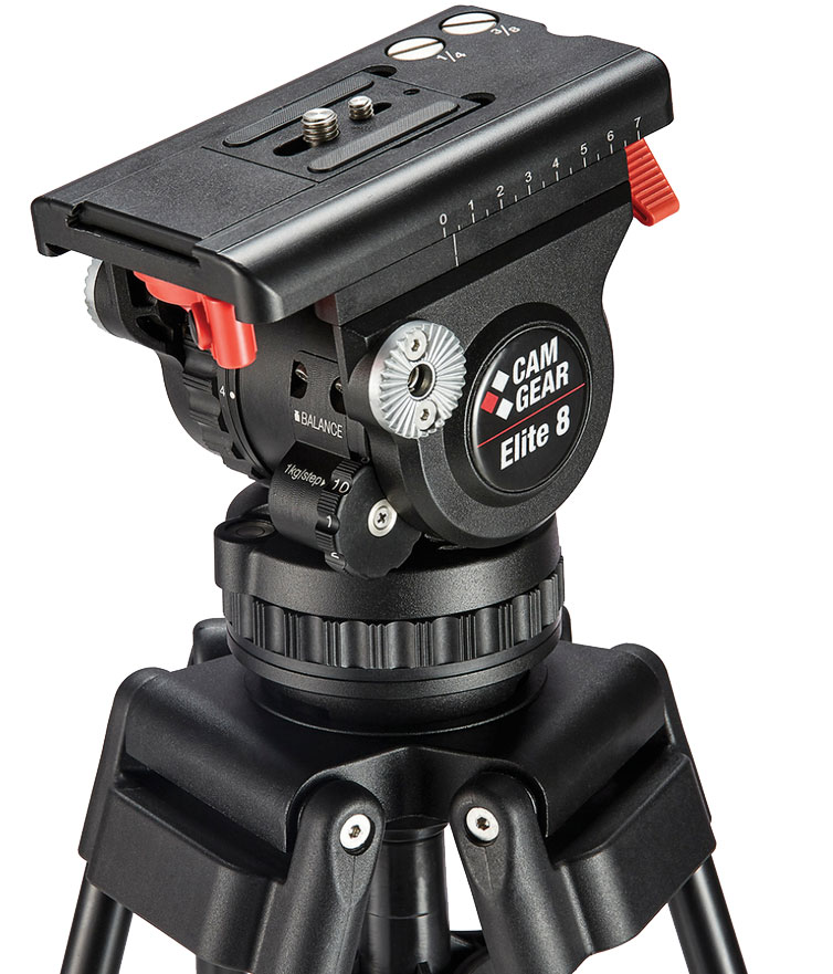 CamGear-Elite-8-Fluid-Head Elite 8 fluid head