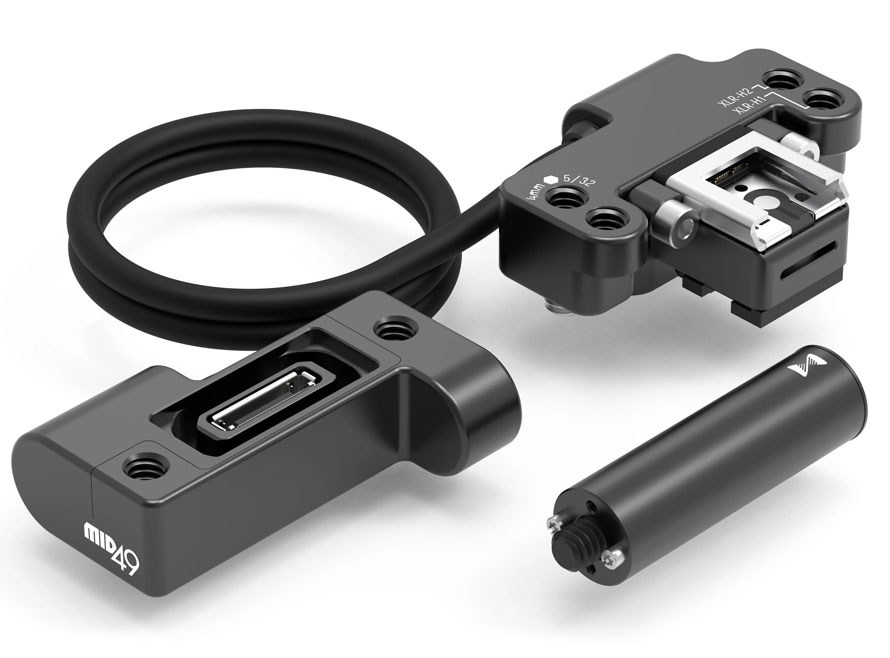 MID49 Sony FX5 EVF Cable Handle Riser