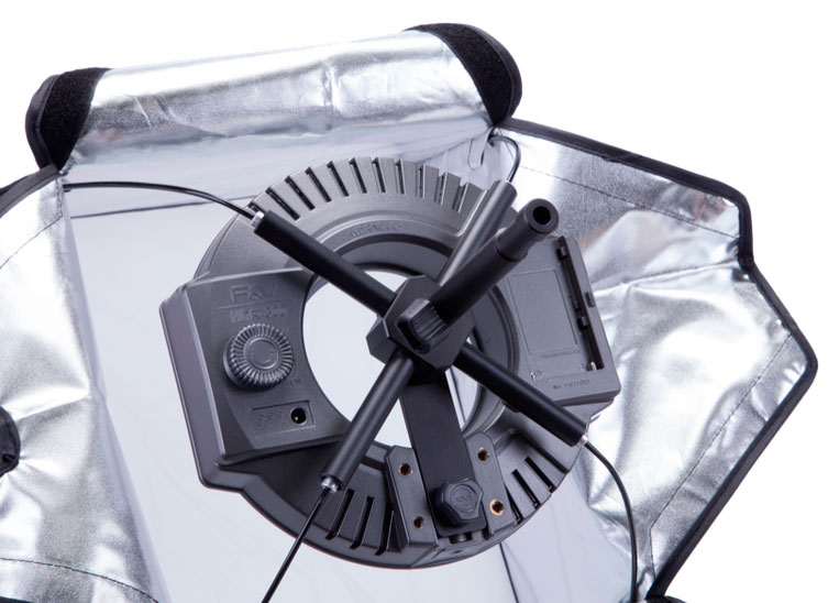 hdr-300-soft-box-and-bracket f&v r-300 led ring light soft box