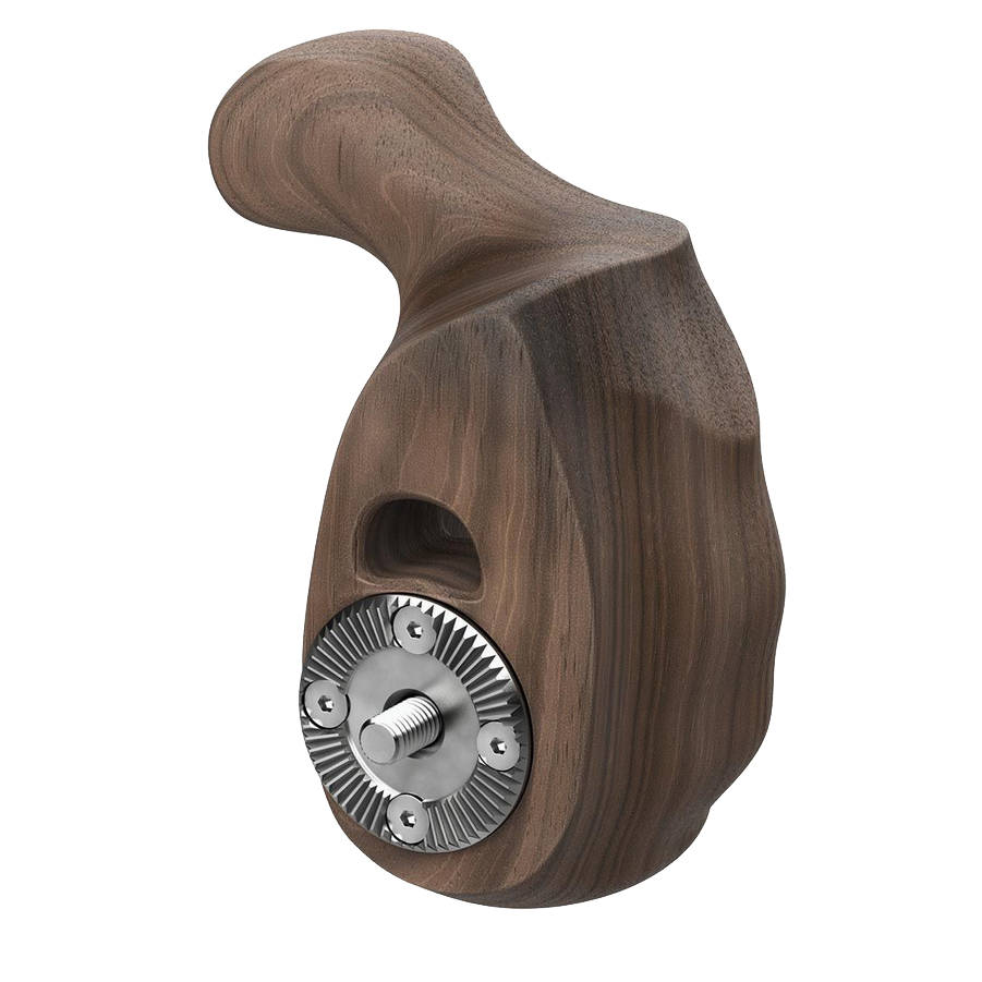 Left-Side-Wooden-Grip 8Sinn Left Side Wooden Grip with 32mm Arri Rosette