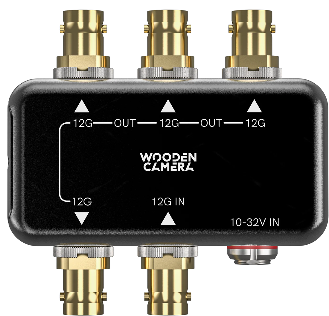 Wooden Camera 4K 12G-SDI Distribution Amplifier (1x4)