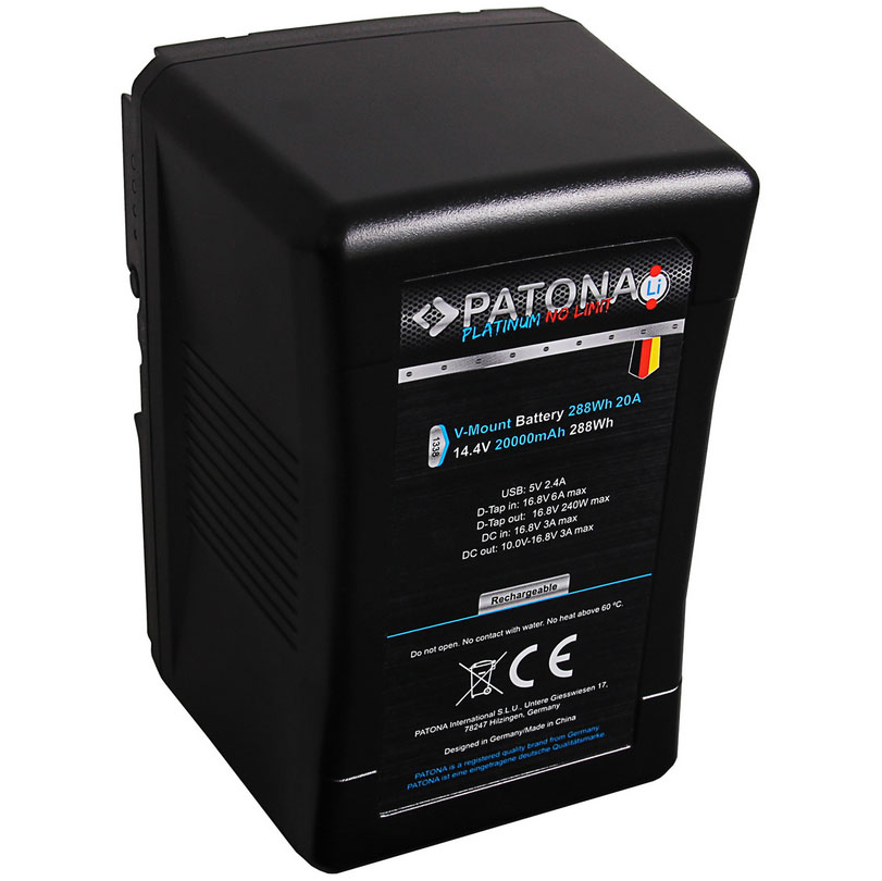 Platinum-Battery-288Wh-V-Mount PATONA Platinum Battery 288Wh V-Mount