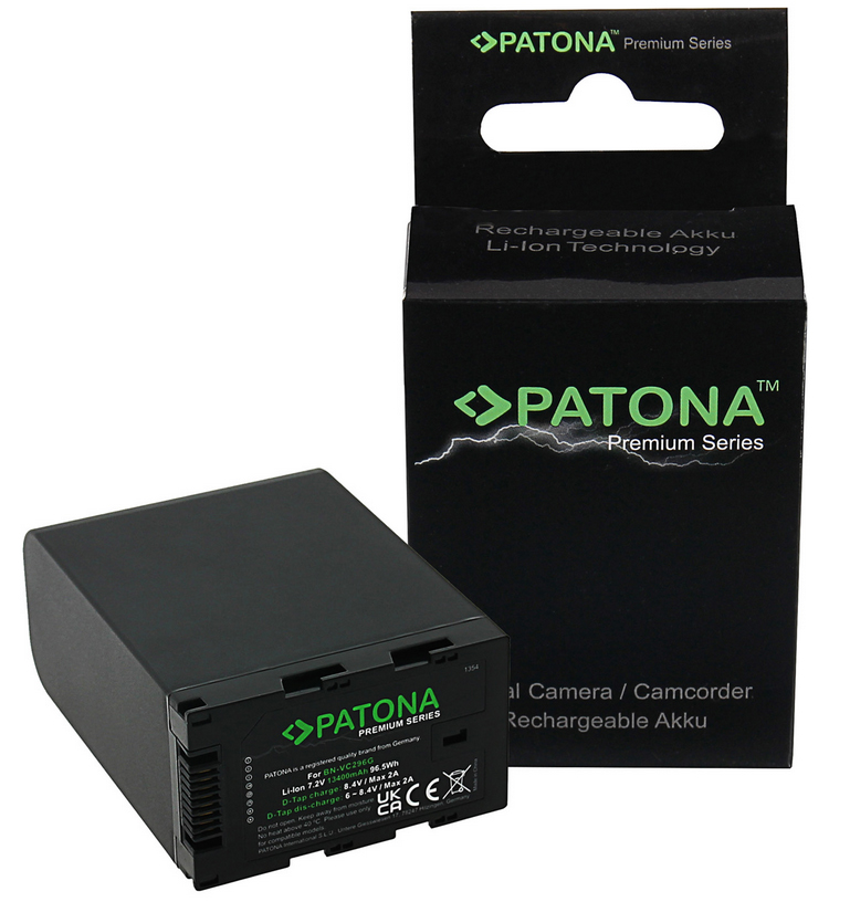 PATONA-Premium-Akku-BN-VC296G-JVC-GY-HC500-GY-HC550 BN-VC296G