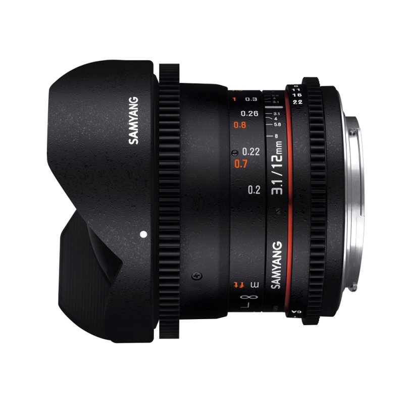 samyang 12mm t3.1 vdslr fisheye