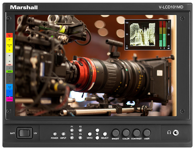 Marshall V-LCD101MD-3G 10" Full HD Producers Monitor (3G-SDI Module)