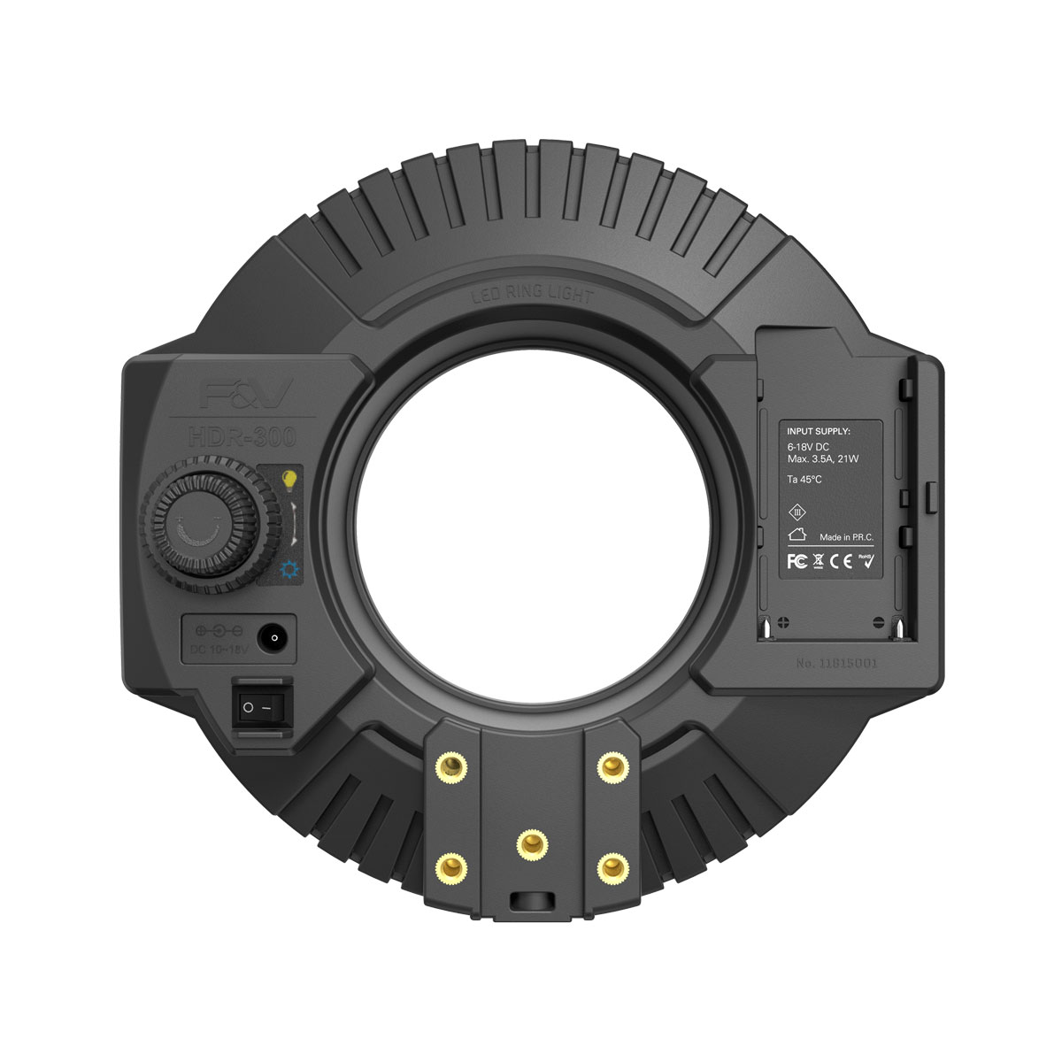 R300S-SE-Bi-Color-LED-Ring-Light F&V R300S SE Bi-Color on-camera light