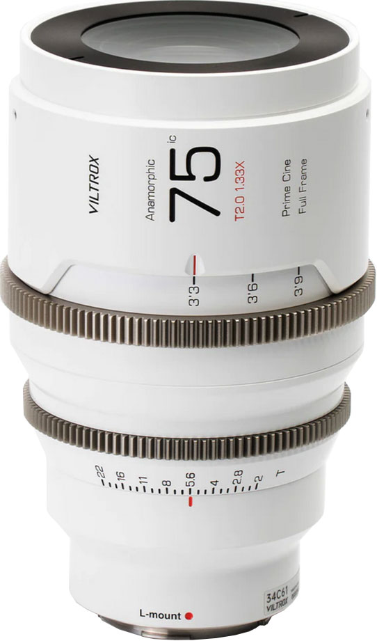Viltrox EPIC Anamorphic lens 75mm T2.0 1.33 X L-Mount