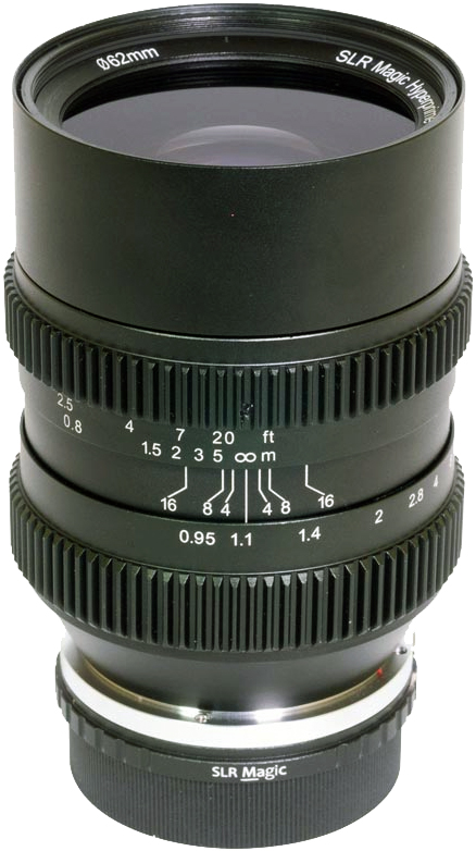 SLR Magic 35mm T0.95 Hyperprime Cine II Lens