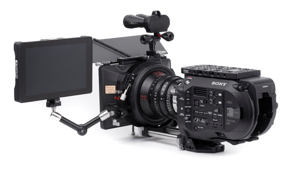 swing-away-matte-box wooden camera matte box