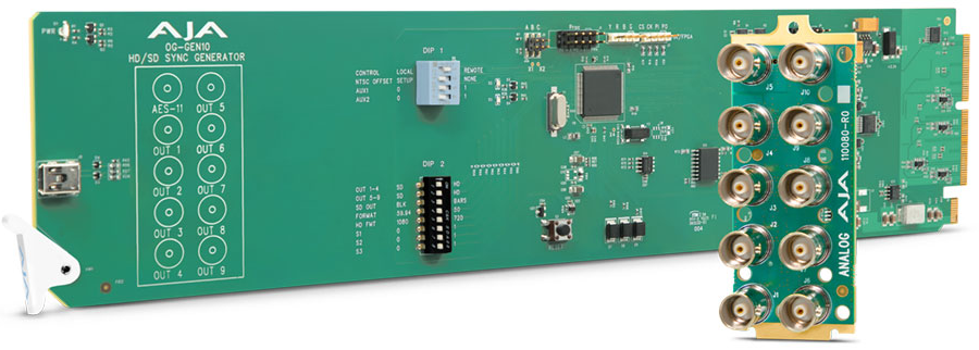 AJA OG-GEN10 OpenGear HD/SD Sync Generator
