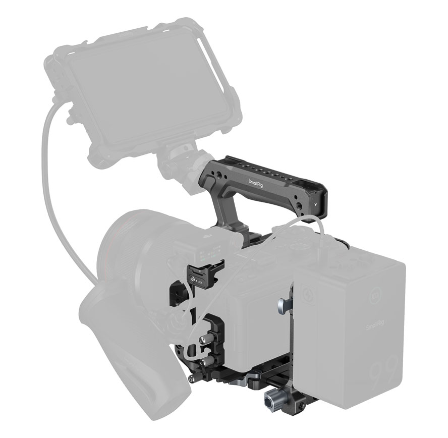 smallRig 6381 HawkLock Quick Release Cage Kit + V-Mount Battery Plate (Canon EOS R6 V)