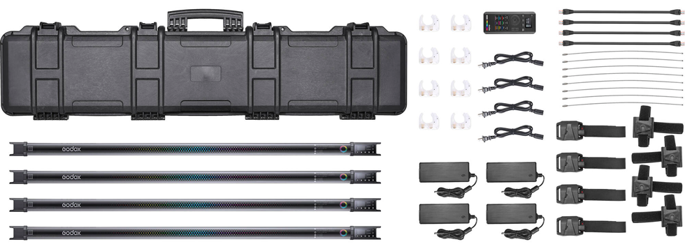 Godox TL120-K4 RGB LED Light Stick (4x)