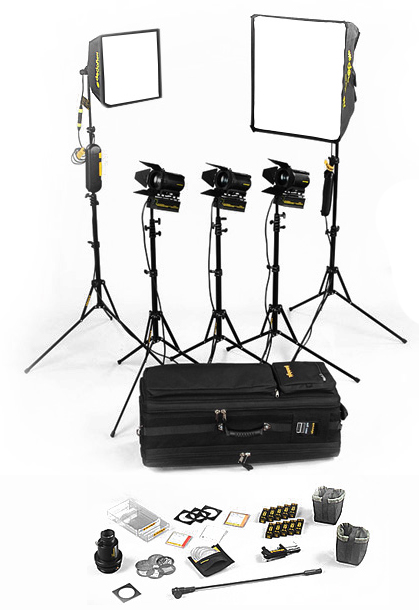 dedolight portable studio 5-light