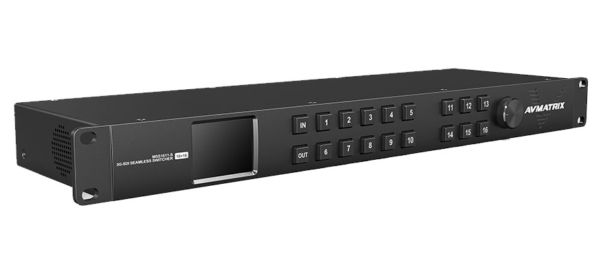 AVMATRIX MSS1611-S 16×16 Seamless SDI Matrix Switcher