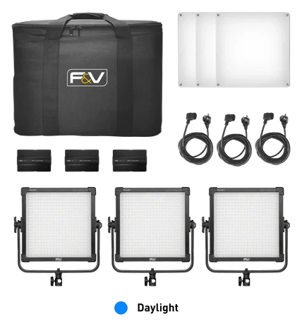 F&V K4000 SE Daylight LED 3 Light Kit