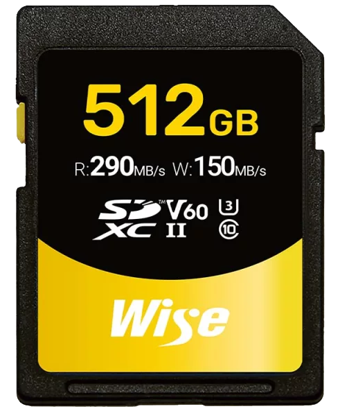 Wise SDXC UHS-II V60 512GB