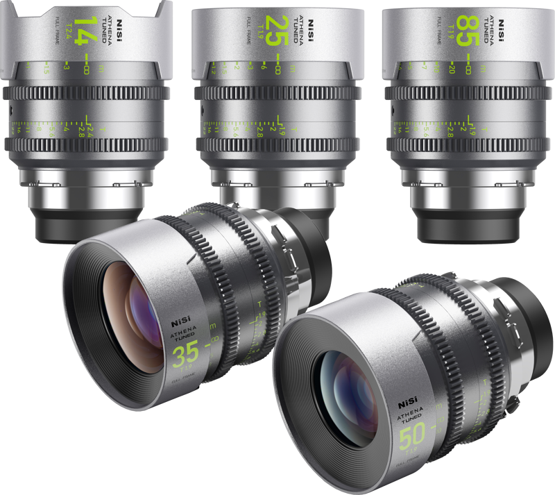 NISI Athena Tuned Cine Lens Set PL-Mount 