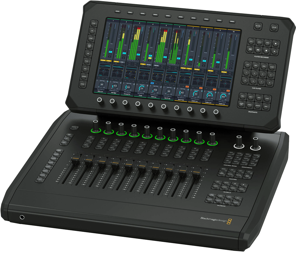 Blackmagic Fairlight Live Audio Panel 10