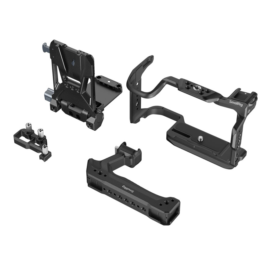 smallRig 6381 HawkLock Quick Release Cage Kit + V-Mount Battery Plate (Canon EOS R6 V)