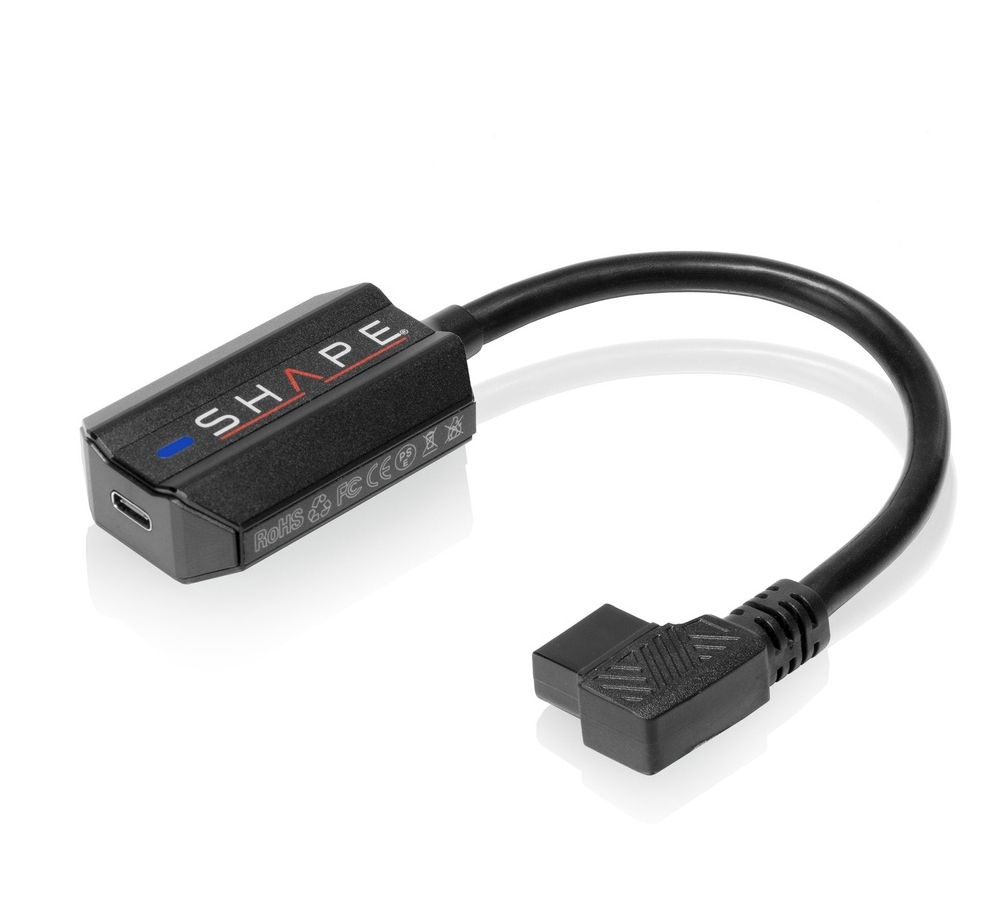 SHAPE 100W D-TAP TO USB-C BI-DIRECTIONAL CHARGING ADAPTER