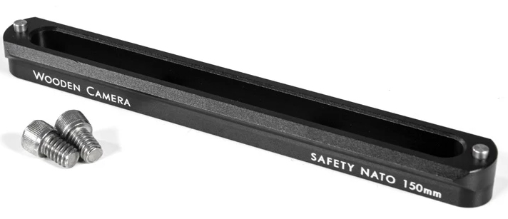 Wooden Camera Safety NATO Rail 150mm