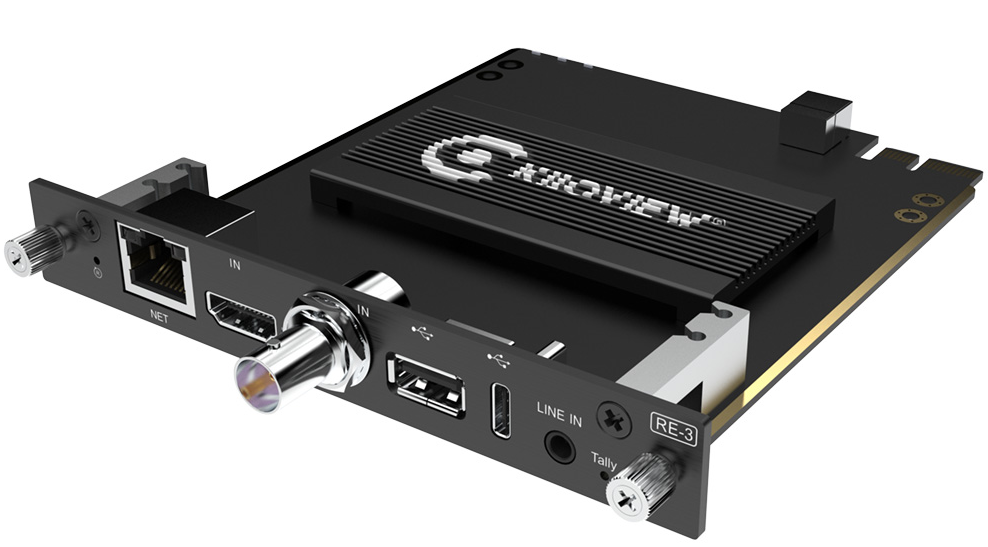 Kiloview RE 3 Dual channel 4K Rackmount Encoding Card Kiloview RE 3 Dual channel 4K Rackmount Encoding Card