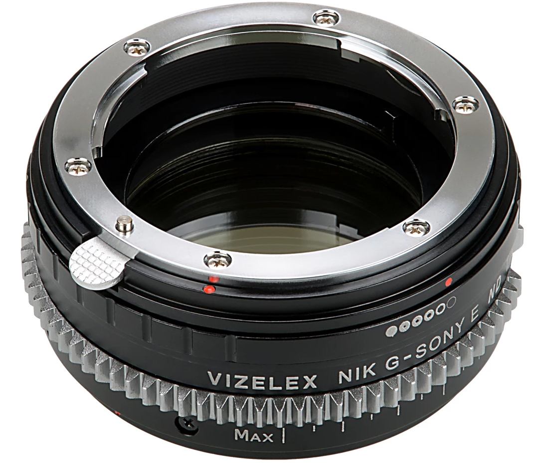 Vizelex ND Throttle Adapter Nikon G Sony E