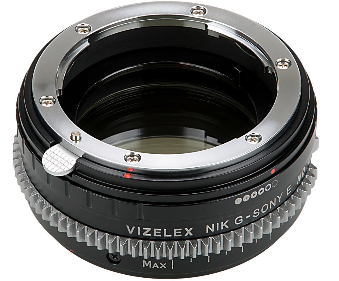 Vizelex ND Throttle Adapter Nikon G Sony E