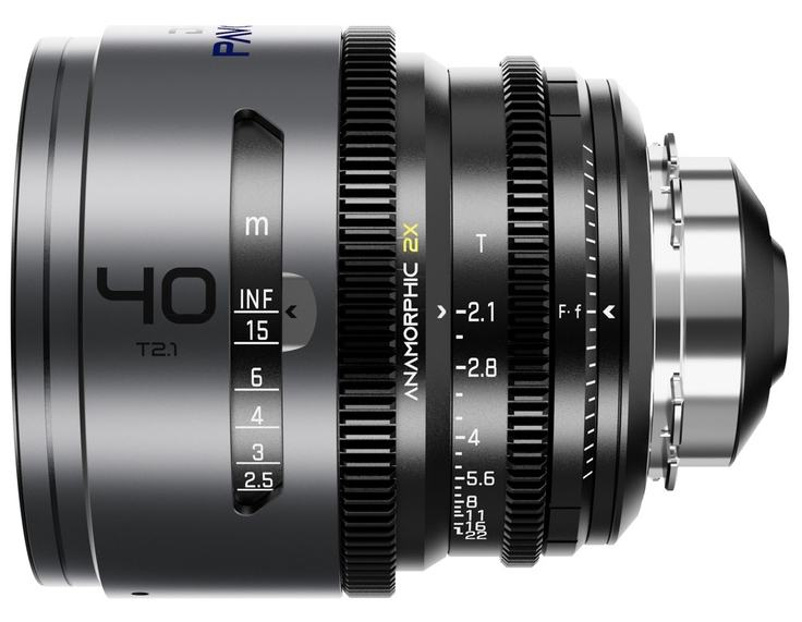 DZOFILM Pavo 2x Anamorphic 40mm T2.1 (PL/EF Mount) Blue Coating