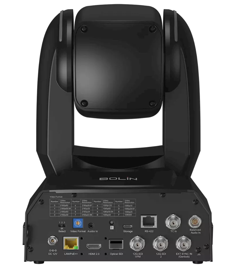 Bolin R9-L420N NDI Indoor PTZ Camera 4K-20X-BK