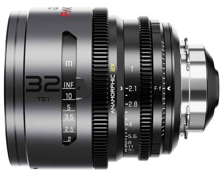 DZOFILM Pavo 2x Anamorphic 32mm T2.1 (PL/EF Mount) Neutral Coating