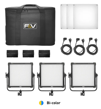F&V K4000S SE Bi-Color LED 3 Light Kit