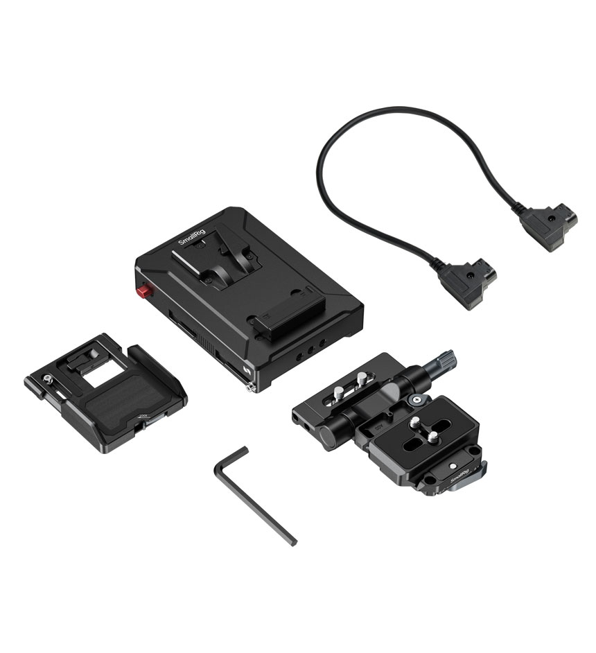 smallRig 5899 Intelligent V-Mount Battery Adapter Plate Compatible with Arca-Swiss
