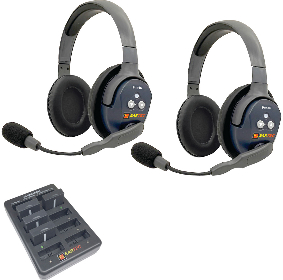 Eartec UltraLITE PRO16 2 x Double Headsets (2.4 GHz) Eartec UltraLITE PRO16 2 x Double Headsets (2.4 GHz)