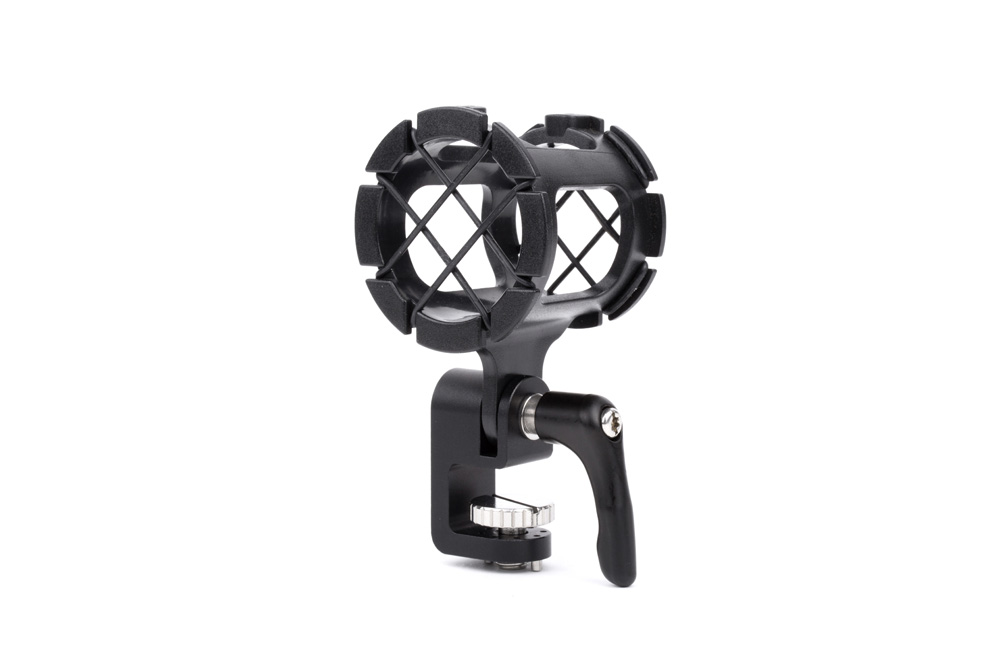 wooden camera microphone mount