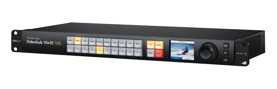 Blackmagic-Design-VideoHub-12G-10x10 Blackmagic VideoHub 12G 10x10
