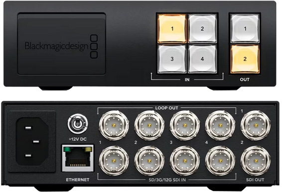 Blackmagic Videohub Mini 4x2 12G