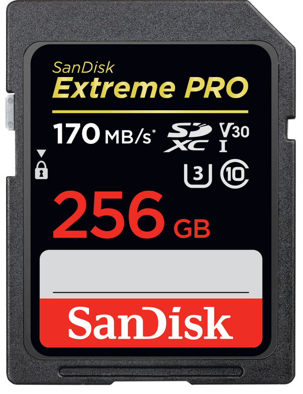 SanDisk SDXC Extreme Pro 256GB 170MB/s