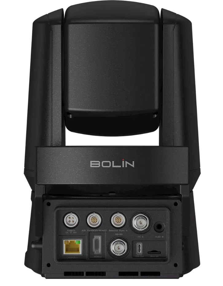 Bolin Range Indoor/Outdoor 4K60 PTZR Camera 4K-25X-BK