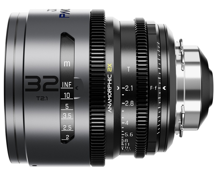 DZOFILM Pavo 2x Anamorphic 32mm T2.1 (PL/EF Mount) Blue Coating