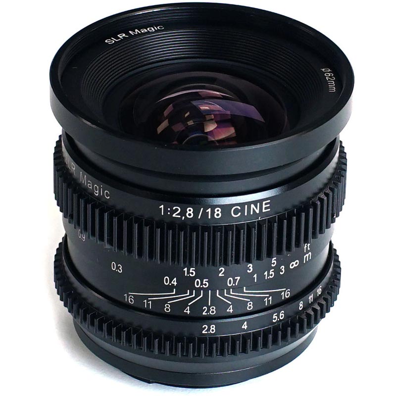 SLR Magic CINE 18mm F2.8 lens 
